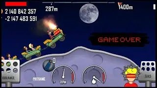 How it's possible 😂!! Tarin run on the moon!! Hill climb racing