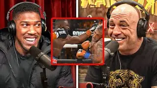 Anthony Joshua Reacts to Jake Paul&rsquo;s Knockout &mdash; Joe Rogan Loses It