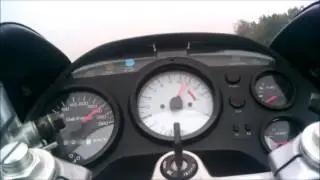 Honda VFR 750R Acceleration - max speed 270km/h