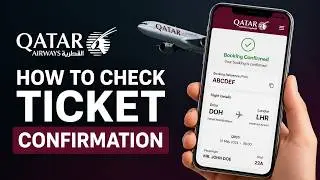 How to Check Qatar Airways Ticket Confirmation | Qatar Airways Booking Status Check