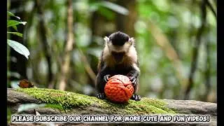 Naughty Monkey Playing in Nature | Cute and Fun