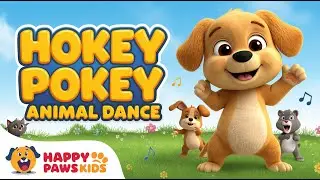 Hokey Pokey Animal Dance Song for Kids | Fun Nursery Rhymes and Kids Songs