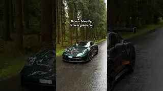 Be eco friendly, drive a green car. #turismo #automobile #porsche #gt3rs #911