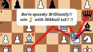 Unstoppable Brilliance: A Genius Chess Battle Decided by One Magical Move in 1959 Brilliantly endgam