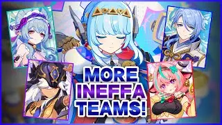 MORE INEFFA TEAMS (Mizuki - Cyno - Ayato - Varesa) | Genshin Impact
