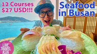 Amazing Seafood Restaurant in Korea! The Gold Course at Songdo Park Busan