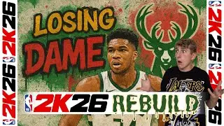 Rebuilding the Milwaukee Bucks in NBA 2K26! Giannis Needs HELP After Losing Dame! 🦌🔥 #2k26 #bucks