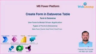 Power Apps 13: Создание форм в Dataverse | Типы форм и их использование в приложениях на основе м...
