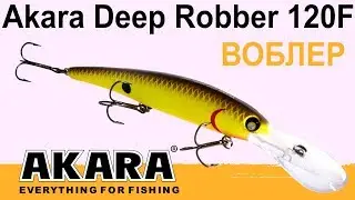 Обзор воблера для троллинга AKARA Deep Robber 120F