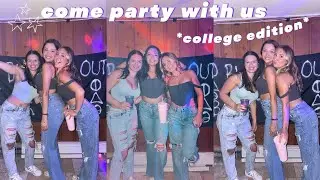 POV: college girls at a frat (grwm & vlog!!)