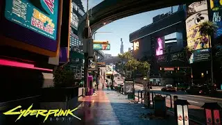 Immersive Daytime Walk Through the Heart of Night City | Cyberpunk 2077 (4K HDR Ultra Settings)