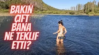 #2S/72B🇦🇷 KADIN YANIMDA DENİZE ÇIPLAK GİRDİ ! SEVGİLİSİ BANA VİDEOSUNU ÇEKTİRDİ !