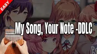 🖊️ Doki Doki Literature Club Plus! OST - My Song, Your Note | Kalimba Tutorial & Tabs