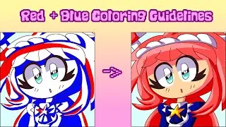Animation (R+B) Shading Timelapse