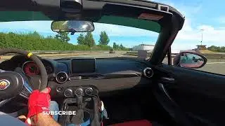 Abarth club Torino on the track: Lainate circuit