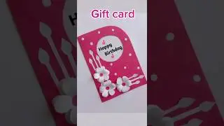 Easy Gift Card #homemadecard #diy #greetingcard