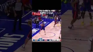 Alec Burks pulls off the Smitty in game #knicks #knicksnation #shorts