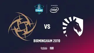 NiP против Team Liquid, ESL One Birmingham, bo2, игра 2 [Мила и Заключённый]