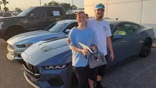 Taking delivery of my 2024 Mustang GT