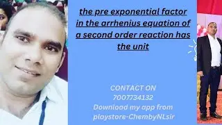 the pre exponential factor in the arrhenius equation of a second order reaction has the unit