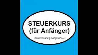 Steuerkurs für Anfänger - Steuererklärung Aargau 2023