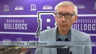 Governor Evers touts education investments during Boyceville Elementary School tour
