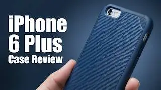 Blue TPU rubber carbon fiber case cover for the iPhone 6 Plus review