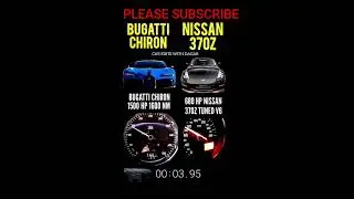 BUGGATI CHIRON VS NISSAN 370Z