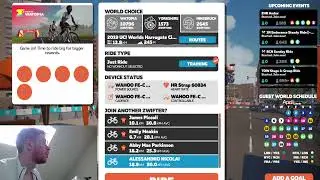 CAT C Zwift race, trying to stay with the front group (209 MAX BPM!!!)