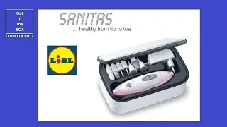 Sanitas Manicure Pedicure Set SMA 35 UNBOXING (Lidl 7 high-quality sapphire and felt attachments)