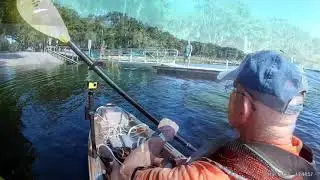 New Pelican Catch 130 Hydrive kayak and re-built trailer