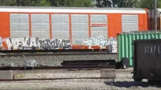 (9-27-2025) CSX WB turning NB autoracks in Fostoria Ohio.