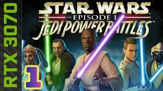 Jugando a Star Wars Jedi power Battles