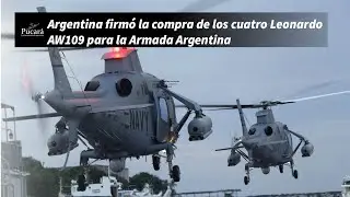 Argentina firm&oacute; la compra de los cuatro Leonardo AW109 para la Armada Argentina