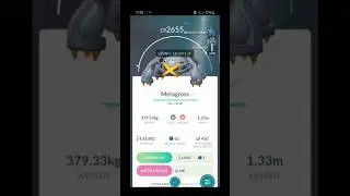 Shiny Mega Metagross catching | #pokemongo2025 #pokemongo #metagross