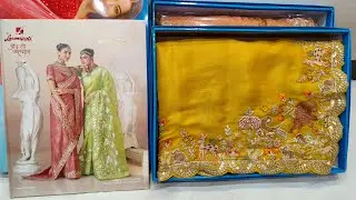 🔥Heavy Designer Saree | Kashmiri Hand work Saree💥 Laxmipati Fancy Saree | Laxmipati Party wear saree