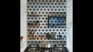 Classic Quatrefoil Mirror Splashback, exclusive to DIY Splashbacks