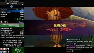 Majora's Mask any% Speedrun in 25:44