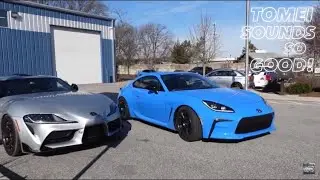 ВЫХЛОП TOYOTA GR86 TOMEI 2022 ГОДА! + УСТАНОВЛЕНА ПЕРЕДНЯЯ ГУБКА НА SUPRA!