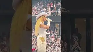 Beyonc&eacute; Rocks Cowboy Carter on Stage! #shorts