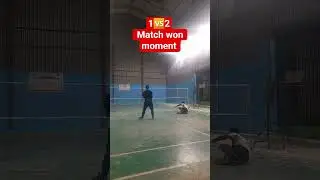 Match winning & loss Moment 💥⚡️1🆚2  ⚔️⚔️ #tgm100 #badminton #badmintoncompetition #badmintonlovers