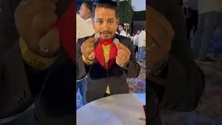 Coin vanishing Trick￼ #magiciansuraj #magic #magician #corporate #birthday #public #mumbai #shorts