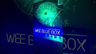 LIVE ON  LOCATION. : ) We BLUE BOX  :  RAVE ART LIGHT  SHOW  ON LIGHT NIGHT   ED FESTIVALS