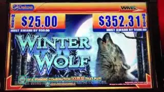 WMS Winter Wolf Slot Machine Jackpot