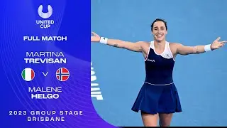 Martina Trevisan v Malene Helgo Full Match | United Cup 2023 Group E