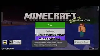 I AM PLAYING MINECRAFT WITH MY FRAIND IN ONE BLOCK WORLD 🌎 😅🙂