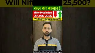 Tomorrow Market Prediction | Nifty Prediction For Tomorrow | #niftyprediction #shortafeeds #nifty