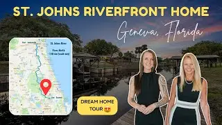 Geneva Waterfront Escape on Lake Harney! | Florida Lakefront Home Tour