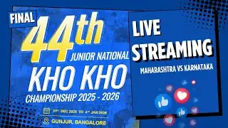 MAHARASHTRA vs KARTNATAKA | BOYS | FINAL MATCH 44th junior National Kho Kho Championship 2025-26