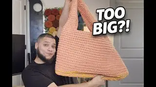This Crochet Beach Bag Is Too Big